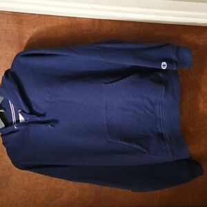 Champion Men's Deep Blue Pullover Hoodie